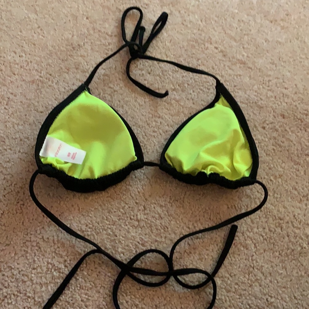 Neon Aztec Bikini Top - Picture 5 of 9